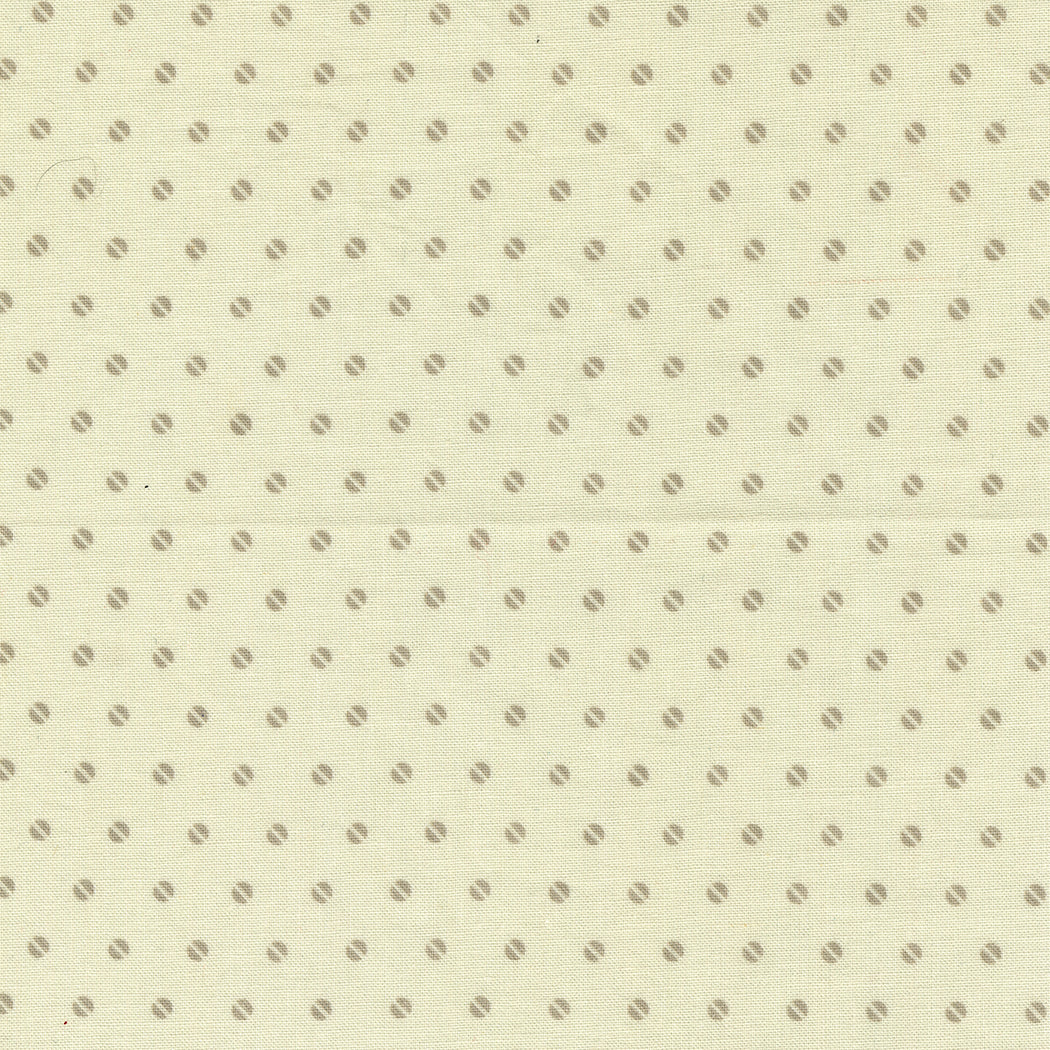 Moda Fabrics - Hollyhocks Roses Jasmine Linen Seed Dots 1/2m