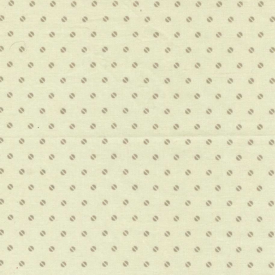 Moda Fabrics - Hollyhocks Roses Jasmine Linen Seed Dots 1/2m