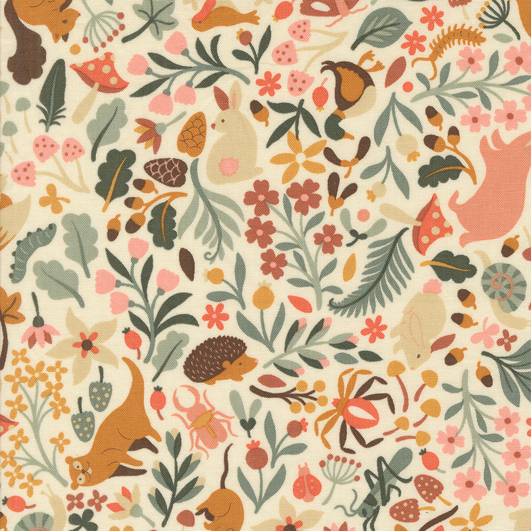 Acorn Hollow Flora and Fauna Ecru