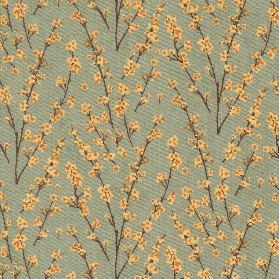 Acorn Hollow Twiggy Florals Sage