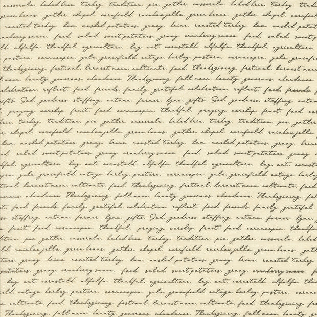 Acorn Hollow Campfire Script Ecru