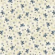 Butterflies and Blooms Cream 1/2m