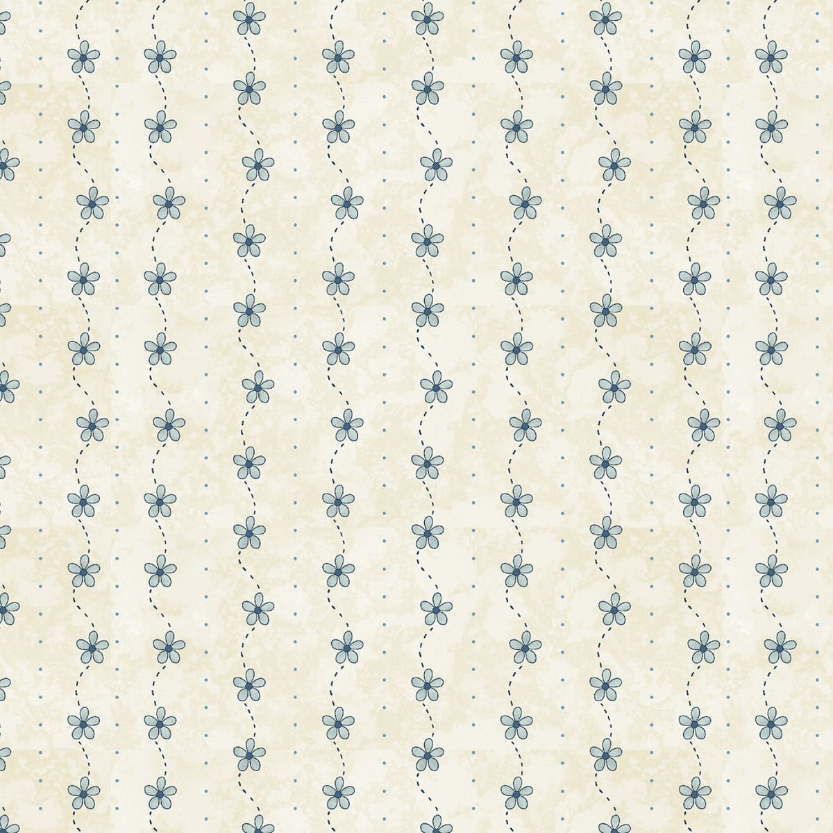 Butterflies and Blooms Cream 1/2m