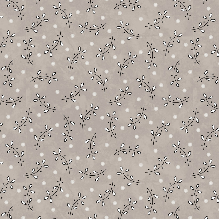 Butterflies and Blooms Taupe 1/2m