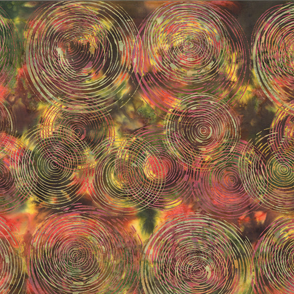 Summer Romance Batiks Walnut 1/2m