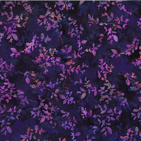 Berry Delicious Batiks Eggplant 1/2m