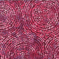 Bold and Bright Batiks Burgundy 1/2m