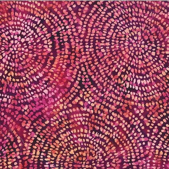 Bold and Bright Batiks Cabarnet 1/2m