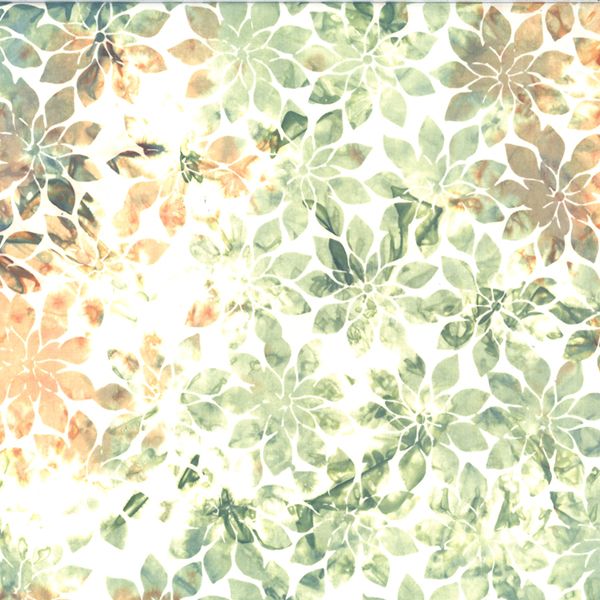 Coast to Coast Leaf Batik 1/2m