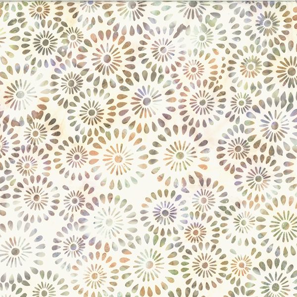 Cool and Collected Batiks Sand Dollar 1/2m