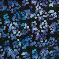 Cool and Collected Batiks Black Jade 1/2m
