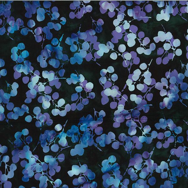 Cool and Collected Batiks Black Jade 1/2m
