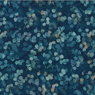 Cool and Collected Batiks Navy 1/2m