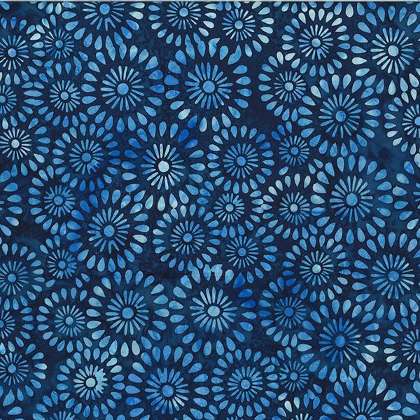 Cool and Collected Batiks Macaw 1/2m