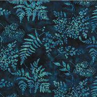 Cool and Collected Batiks Sapphire 1/2m