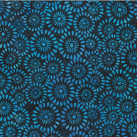 Cool and Collected Batiks Sapphire 1/2m