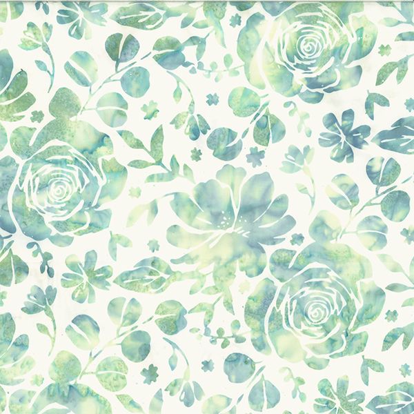 Cool and Collected Batiks Bluegrass 1/2m