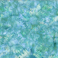 Cool and Collected Batiks Seafoam 1/2m