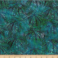 Hoffman Jelly Fish Batiks Teal 1/2m
