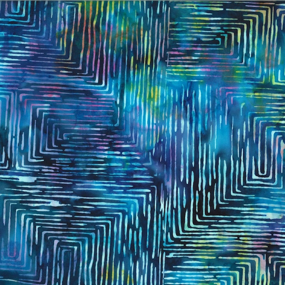 Electric Rose Batiks Aurora 1/2m