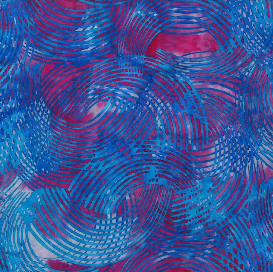 Electric Rose Batiks Bubblegum 1/2m