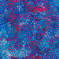 Electric Rose Batiks Bubblegum 1/2m
