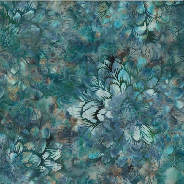 Hoffman Sweet Shoppe Batiks SeaGlass1/2m