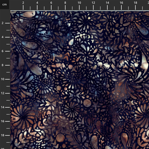 Blue Jean Batiks Walnut