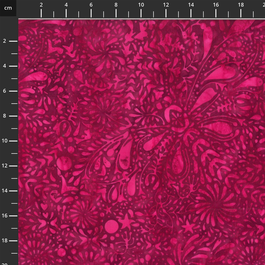 Deep Jewels Batiks Garnet