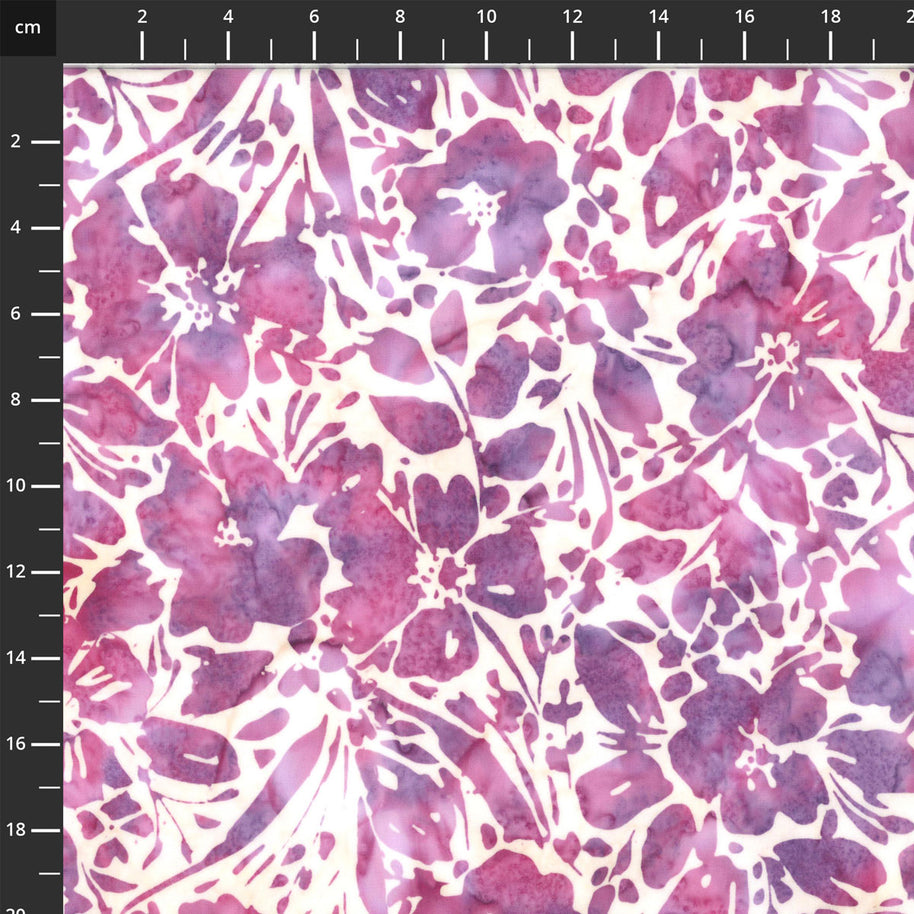 Deep Jewels Batiks Lotus