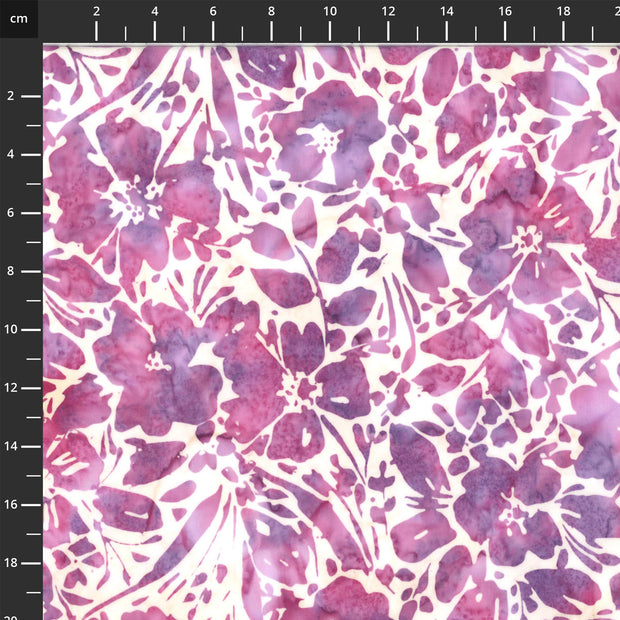 Deep Jewels Batiks Lotus