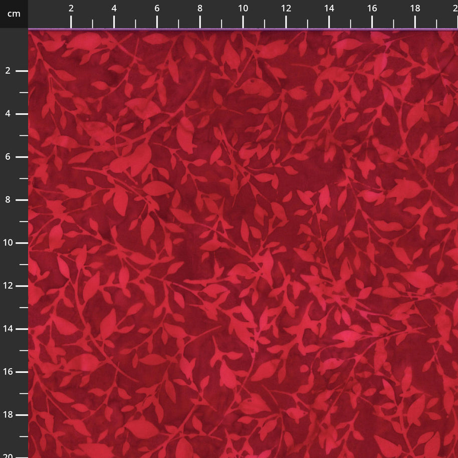 Autumn Falls Batiks Scarlet