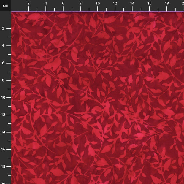 Autumn Falls Batiks Scarlet
