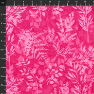 Dandelions at Dusk Batiks Hot Pink