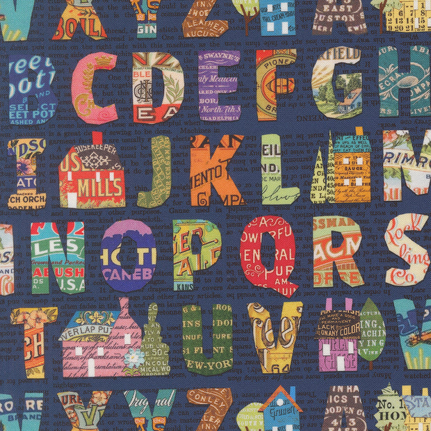 Paper Hamlet Midnight Alphabet