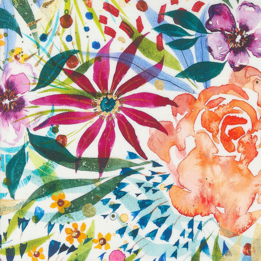 Moda Fabrics - Coming Up Roses 1/2m