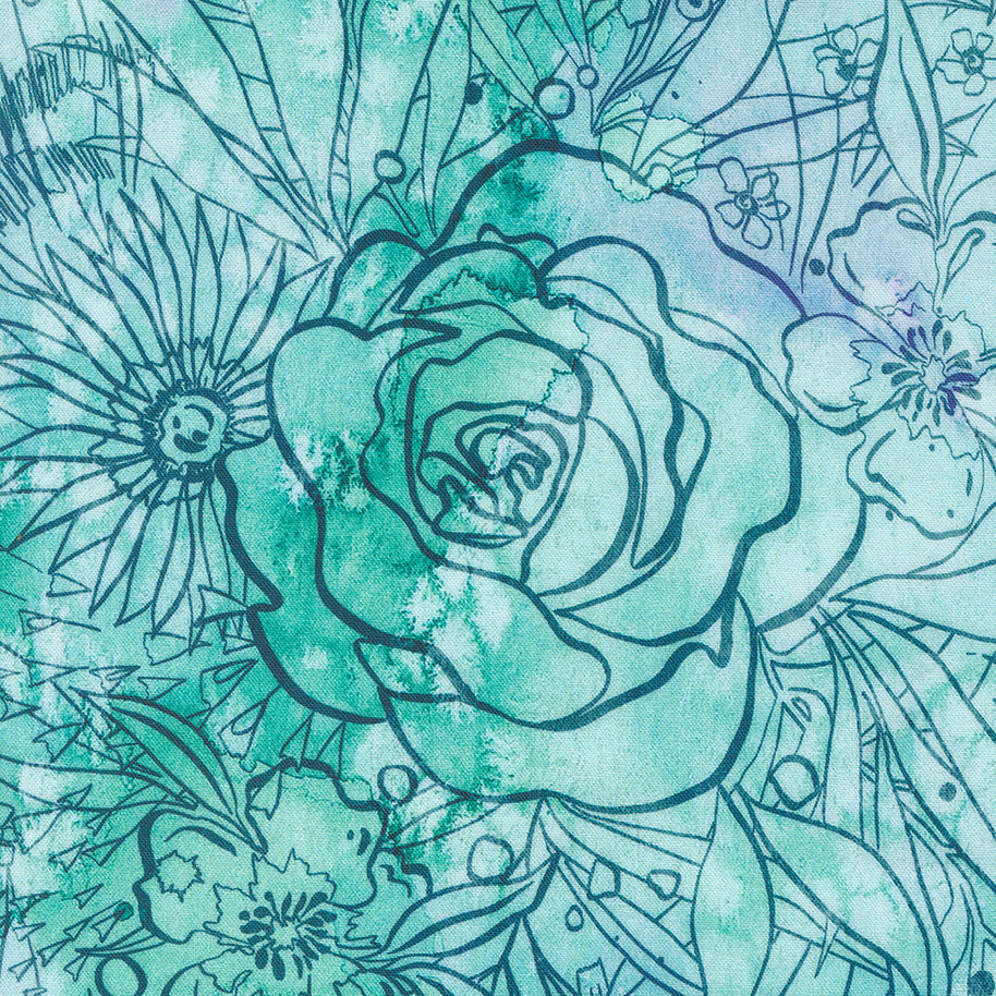 Moda Fabrics - Coming Up Roses 1/2m