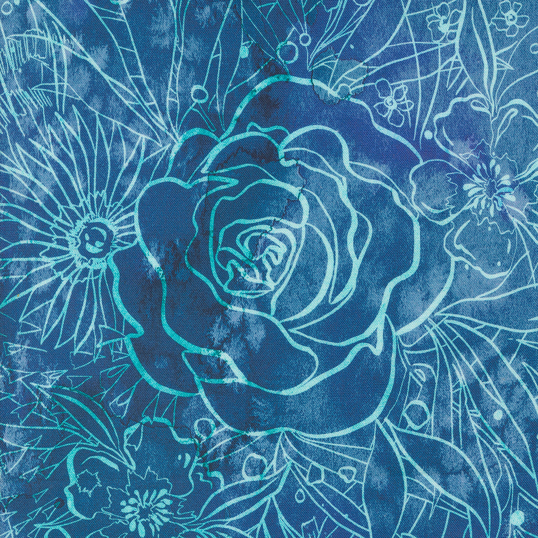 Moda Fabrics - Coming Up Roses 1/2m