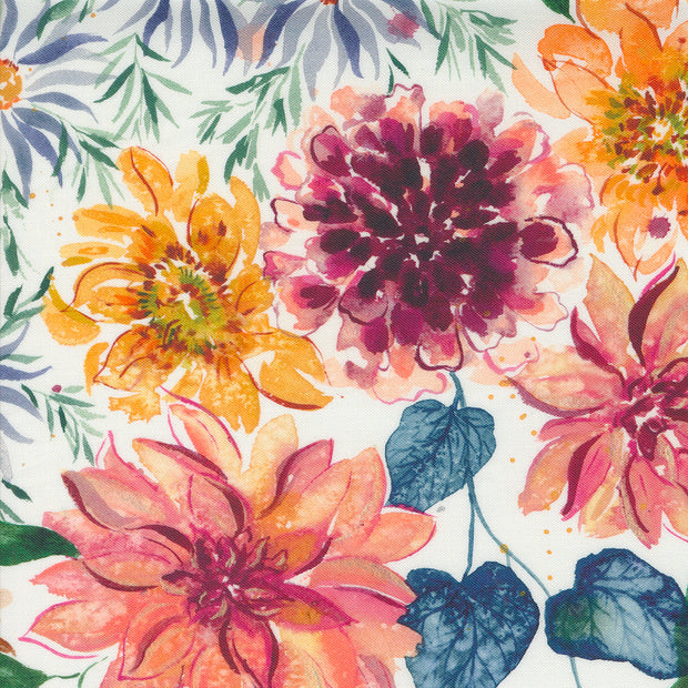 Moda Fabrics - Floribunda Cloud 1/2m