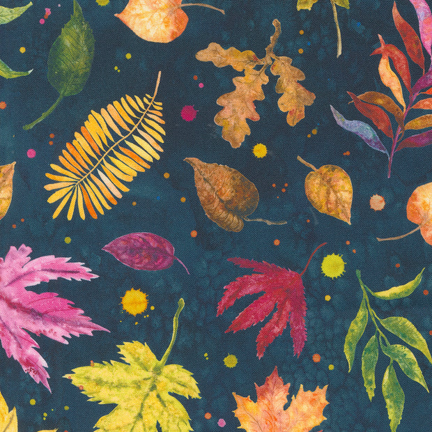Moda Fabrics - Floribunda Midnight 1/2m