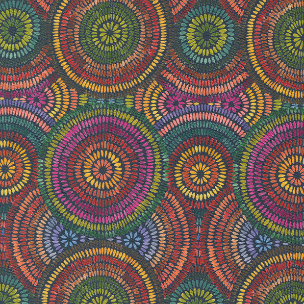 Moda Fabrics - Floribunda Midnight 1/2m