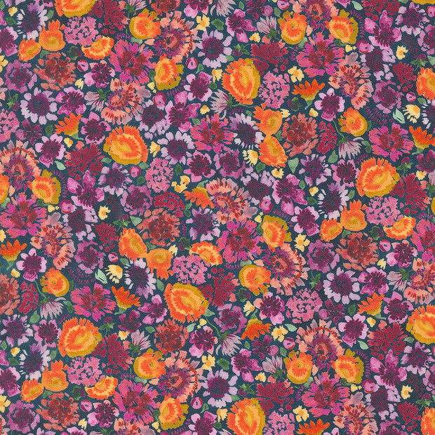 Moda Fabrics - Floribunda Midnight 1/2m
