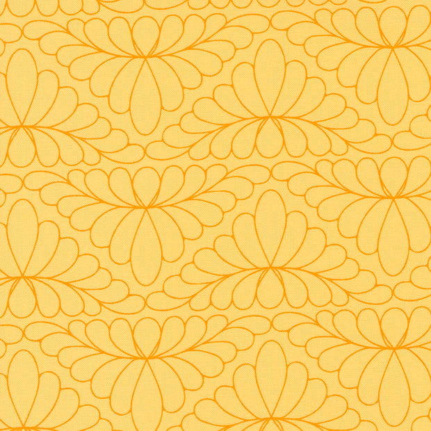Moda Fabrics - Rainbow Sherbet Butterscotch 1/2m