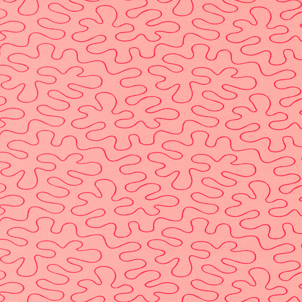 Moda Fabrics - Rainbow Sherbet Strawberry 1/2m