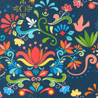 Moda Fabrics - Land of Enchantment Superior Blue 1/2m