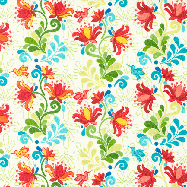 Moda Fabrics - Land of Enchantment Marshmallow 1/2m