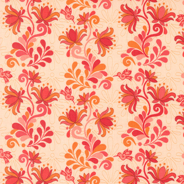 Moda Fabrics - Land of Enchantment Flamingo Feath 1/2m