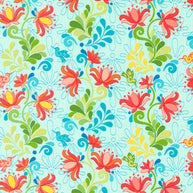 Moda Fabrics - Land of Enchantment Green Aqua 1/2m