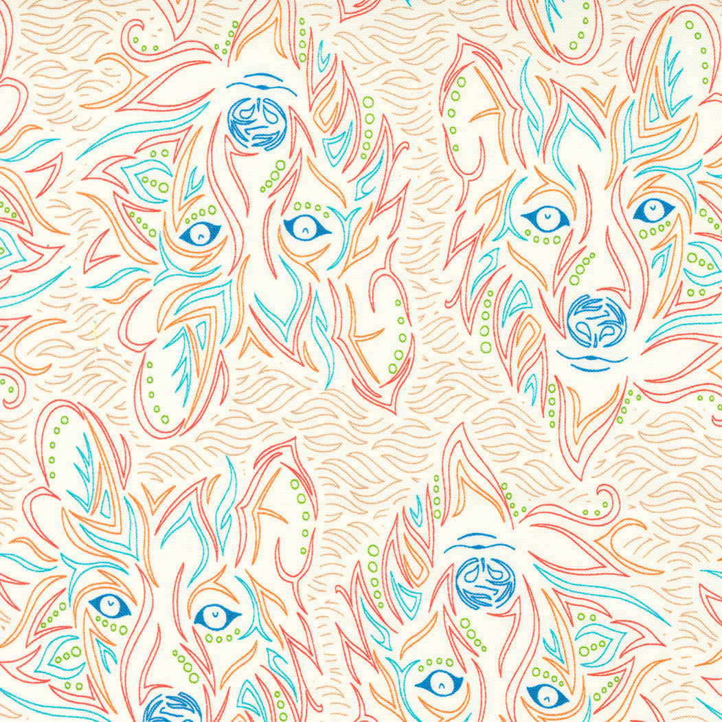 Moda Fabrics - Land of Enchantment Marshmallow 1/2m