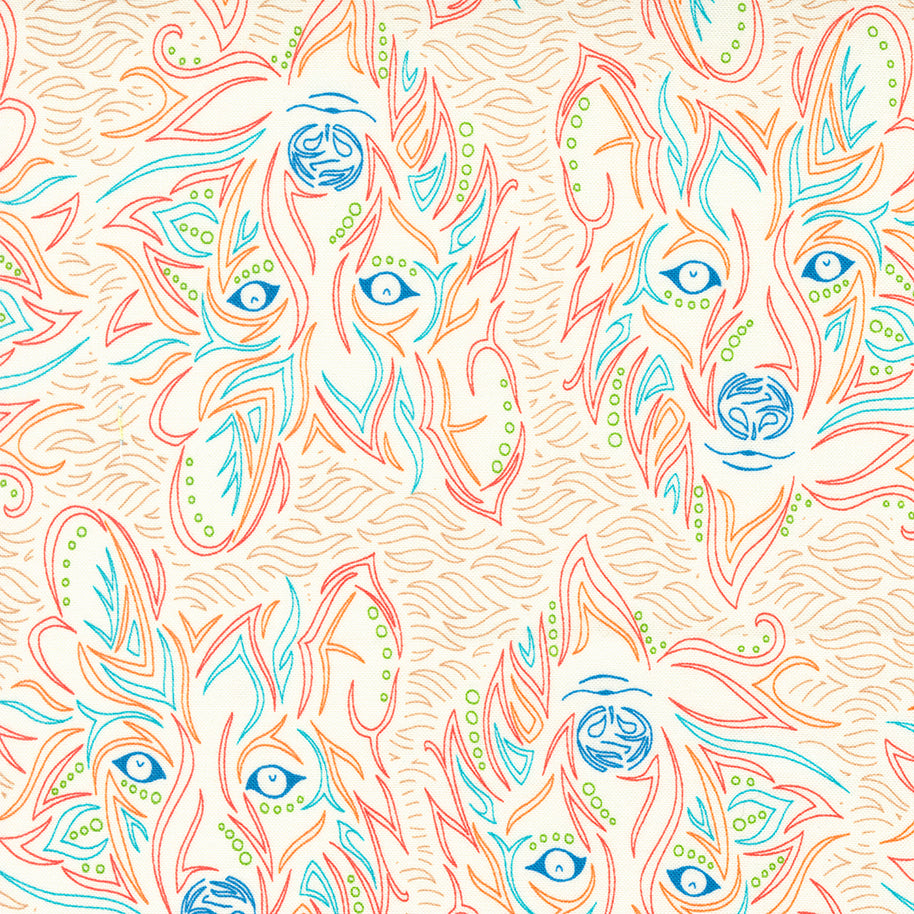 Moda Fabrics - Land of Enchantment Marshmallow 1/2m